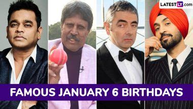 50+ Famous People Born On January 6